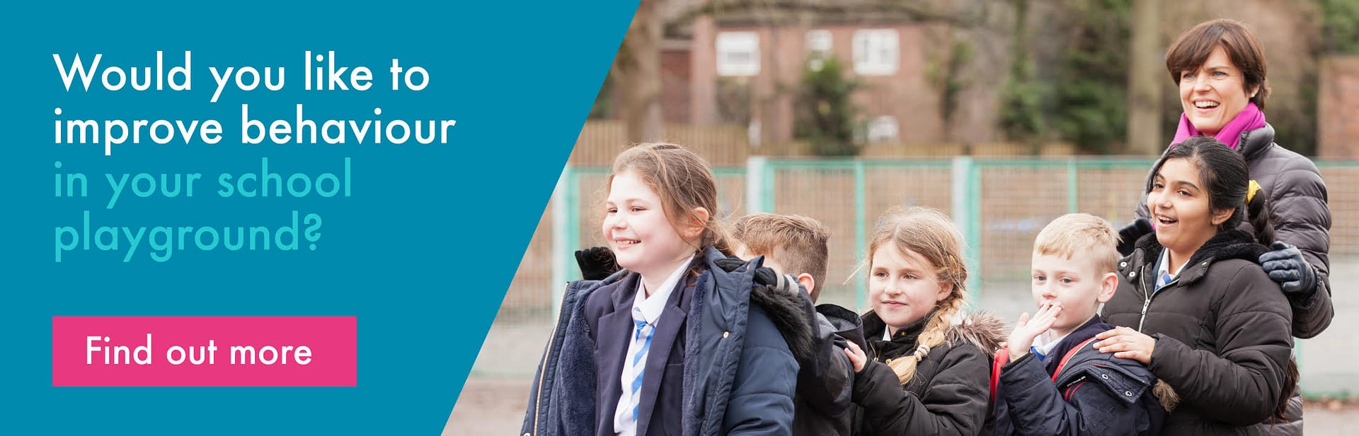 Would you like to improve behaviour in your school playground?
